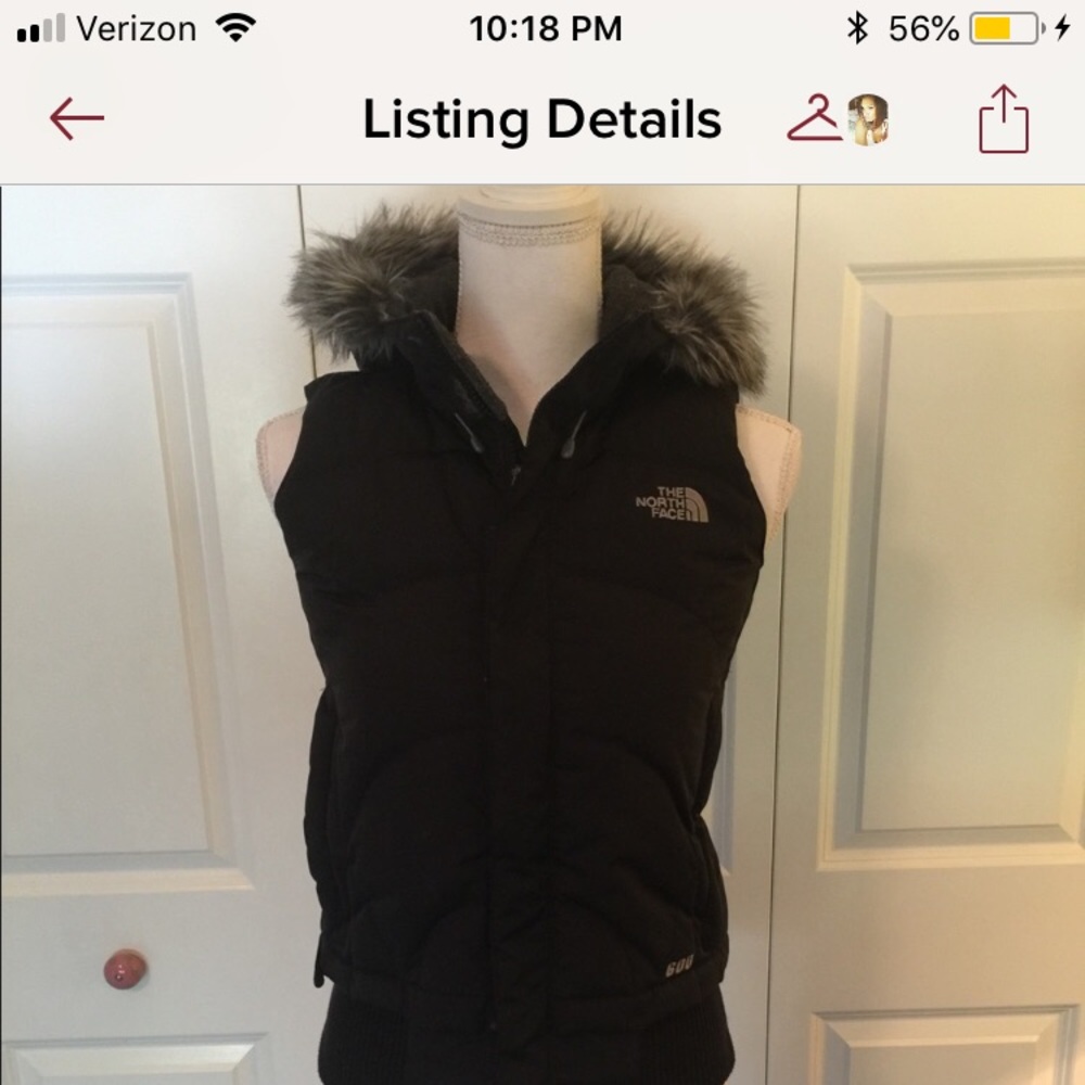 REPOSH northface vest
